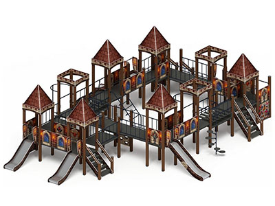 Детская игровая площадка Рыцари круглого стола-8