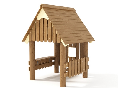 Игровой домик Избушка (без пола)