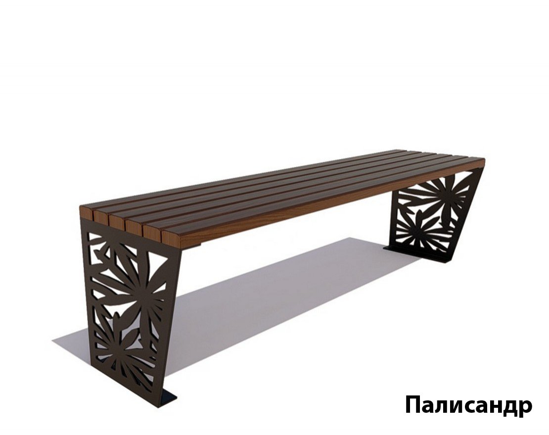 Банкетка Ромашка, Лиственница - вид 5