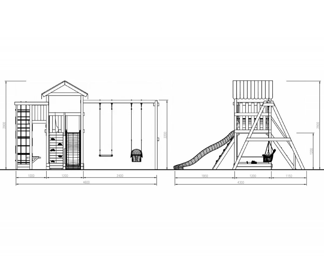 Детская игровая площадка Гарда 3 Люкс - вид 2